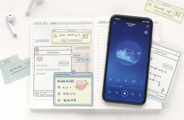4 in 1 Kawaii Pastel Memo Note Pad - Obsession Designs Co.