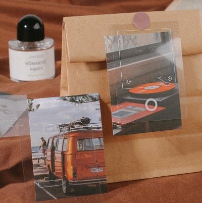 Aesthetic City Themed Photo with Filter Card for Scrapbooking - Obsession Designs Co.
