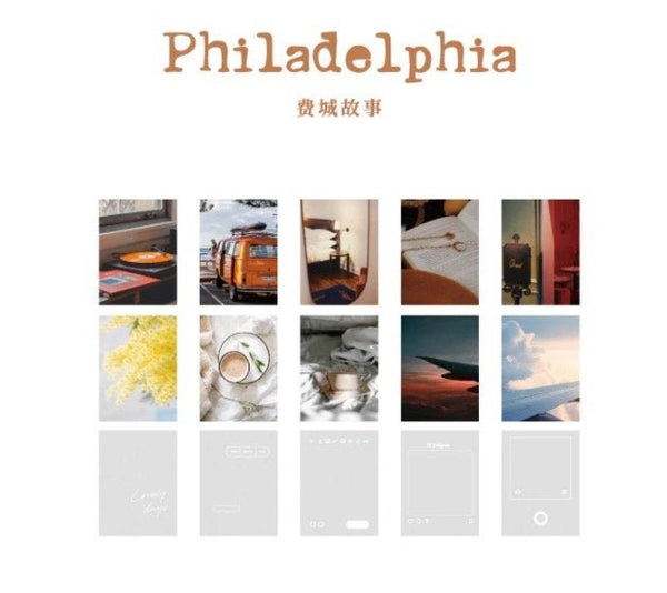 Aesthetic City Themed Photo with Filter Card for Scrapbooking - Obsession Designs Co.