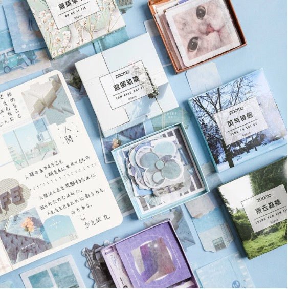 Aesthetic Color Themed Washi Deco Sticker Box Set - Obsession Designs Co.