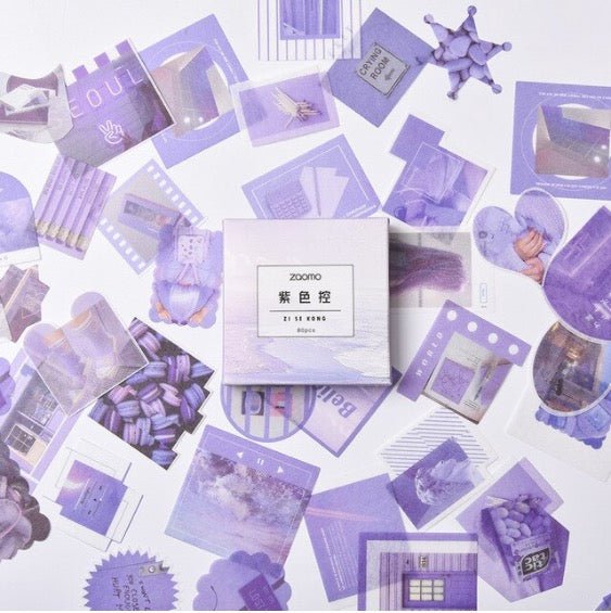 Aesthetic Color Themed Washi Deco Sticker Box Set - Obsession Designs Co.