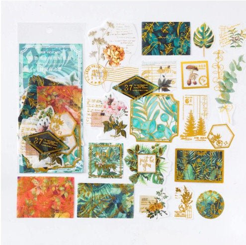 Aesthetic Gold Foil Washi Sticker - Obsession Designs Co.