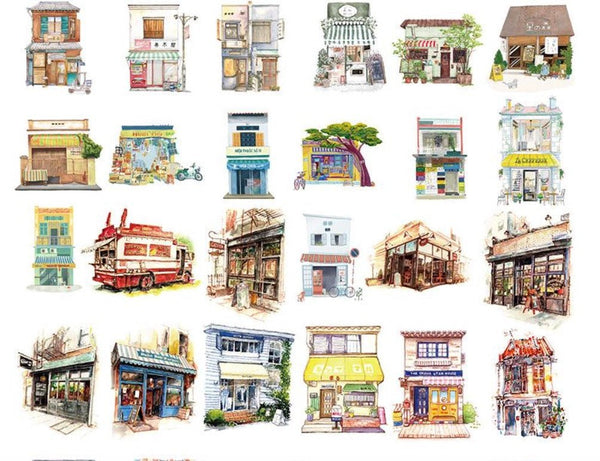 Aesthetic Storefronts/ Coffeeshop Sticker Box - Obsession Designs Co.