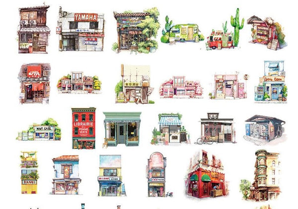 Aesthetic Storefronts/ Coffeeshop Sticker Box - Obsession Designs Co.
