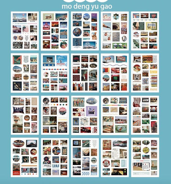 Aesthetic Themed Sticker Booklet - Obsession Designs Co.