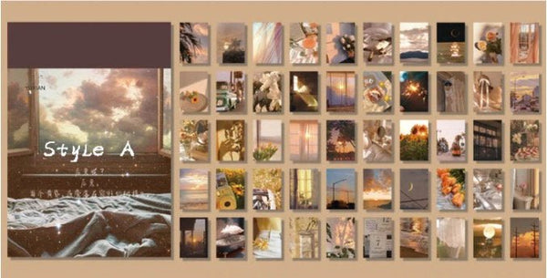 Color Themed Aesthetic Small Sticker Booklet For Scrapbooking - Obsession Designs Co.
