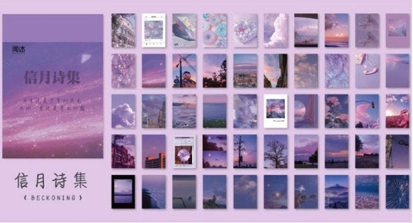 Color Themed Aesthetic Small Sticker Booklet For Scrapbooking V2 - Obsession Designs Co.