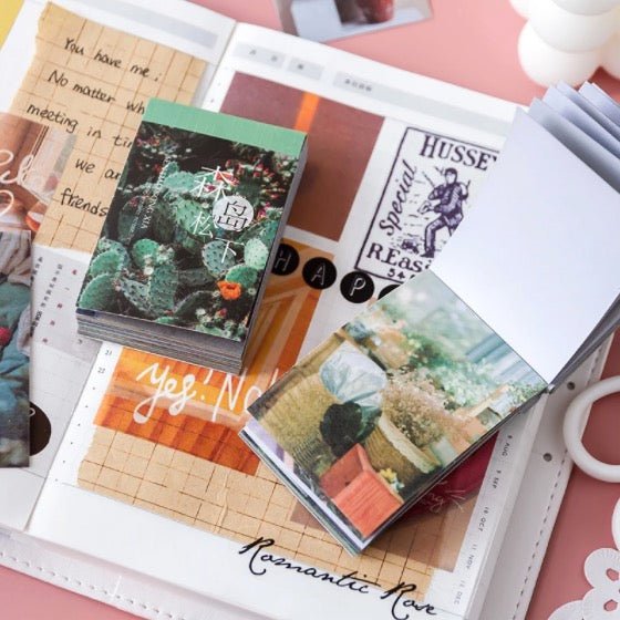 Color Themed Aesthetic Small Sticker Booklet For Scrapbooking V3 - Obsession Designs Co.