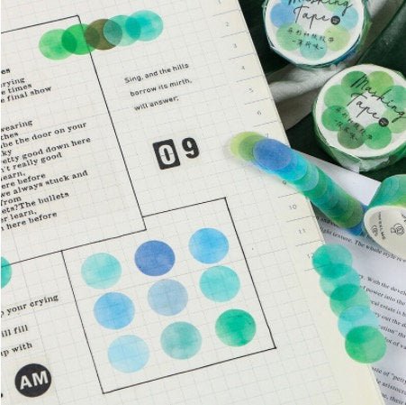 Colorful Dot Washi Tape for Scrapbooking - Obsession Designs Co.