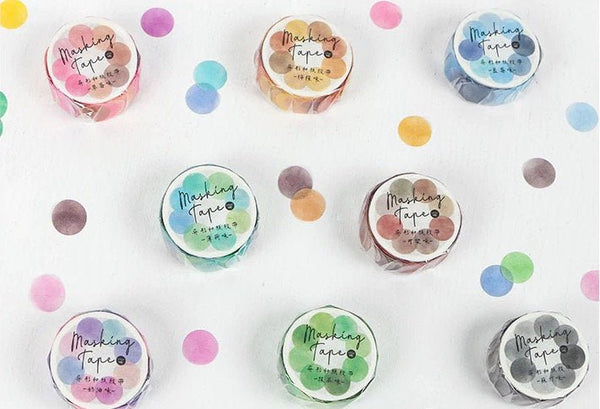 Colorful Dot Washi Tape for Scrapbooking - Obsession Designs Co.