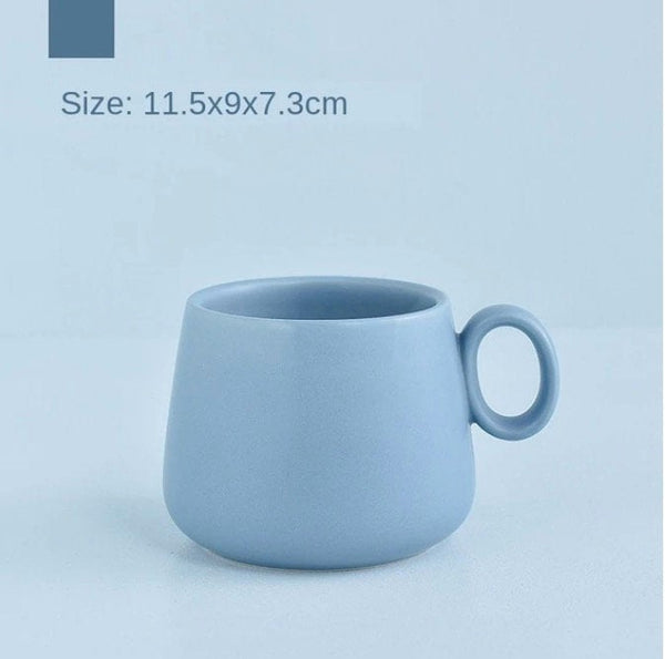 Cute Aesthetic Solid Color Ceramic Teacup/ Coffee Cup/ Mug - Obsession Designs Co.