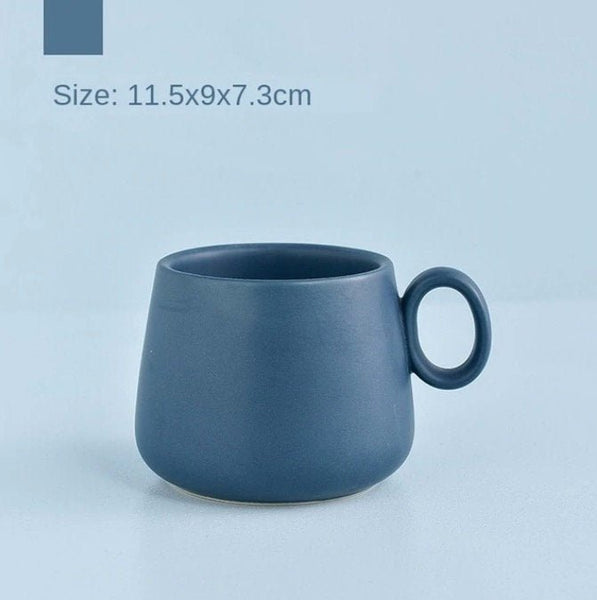 Cute Aesthetic Solid Color Ceramic Teacup/ Coffee Cup/ Mug - Obsession Designs Co.