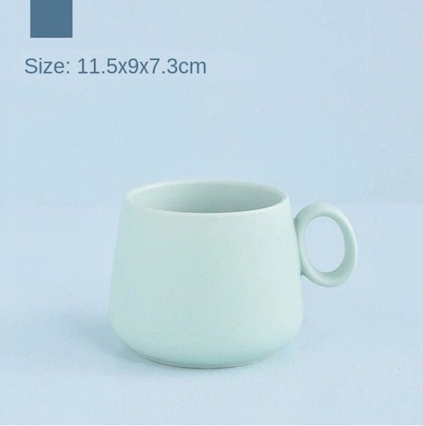Cute Aesthetic Solid Color Ceramic Teacup/ Coffee Cup/ Mug - Obsession Designs Co.