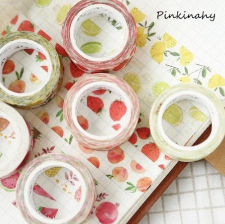 Fruit Washi Tape for Scrapbooking - Obsession Designs Co.