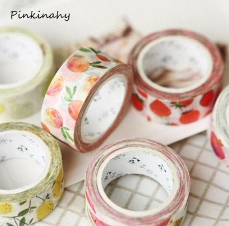 Fruit Washi Tape for Scrapbooking - Obsession Designs Co.