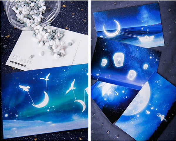 Glowing Dreams Aesthetic - Large LOMO Card for Scrapbooking, Collage, and Mood Board - Obsession Designs Co.