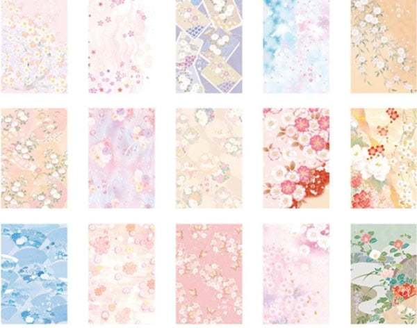 Pastel Flower Small LOMO Card For Scrapbooking - Obsession Designs Co.