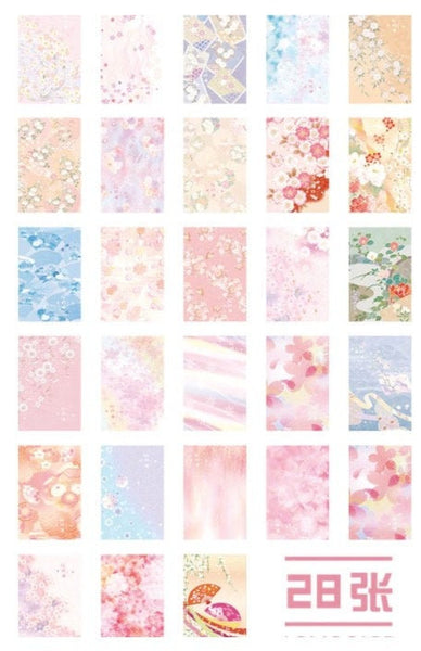 Pastel Flower Small LOMO Card For Scrapbooking - Obsession Designs Co.