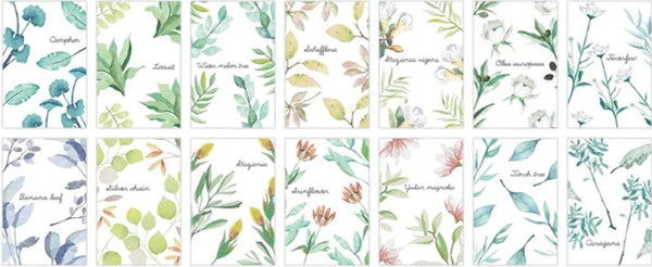 Leafy Green Aesthetic - Small LOMO Card for Scrapbooking - Obsession Designs Co.