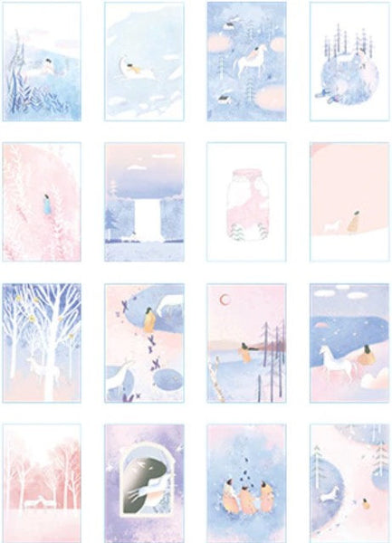 Pastel Forest Aesthetic - Small LOMO Card for Scrapbooking - Obsession Designs Co.