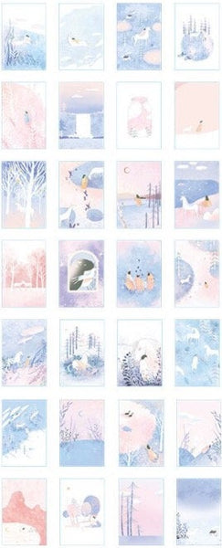 Pastel Forest Aesthetic - Small LOMO Card for Scrapbooking - Obsession Designs Co.