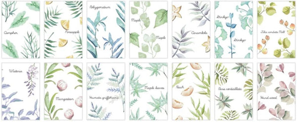 Leafy Green Aesthetic - Small LOMO Card for Scrapbooking - Obsession Designs Co.
