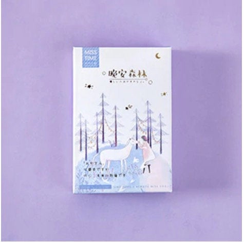 Pastel Forest Aesthetic - Small LOMO Card for Scrapbooking - Obsession Designs Co.