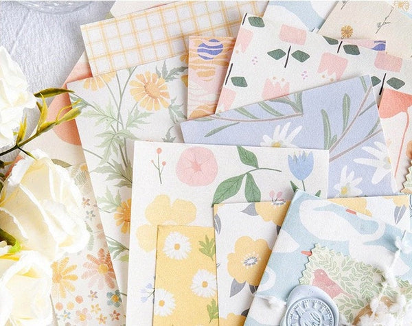 Aesthetic Fancy Paper/ Memo Paper/ Scrapbooking Paper - Obsession Designs Co.