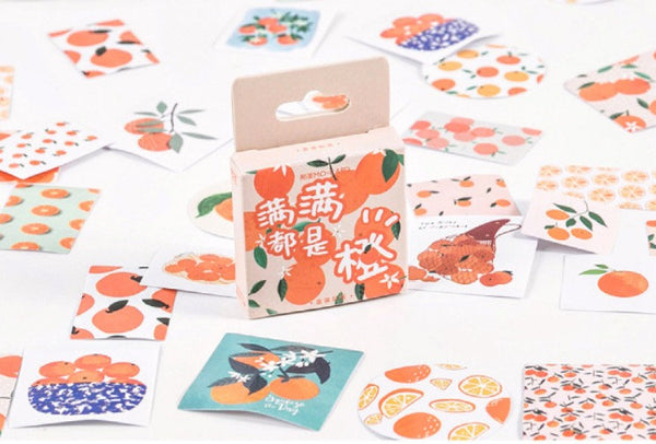 Orange Themed Sticker box - Obsession Designs Co.
