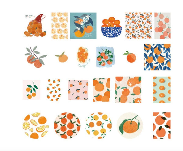 Orange Themed Sticker box - Obsession Designs Co.