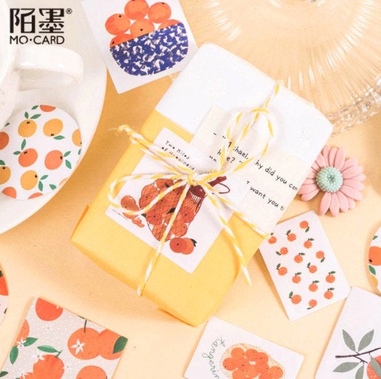Orange Themed Sticker box - Obsession Designs Co.