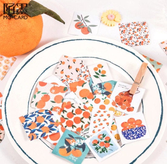 Orange Themed Sticker box - Obsession Designs Co.