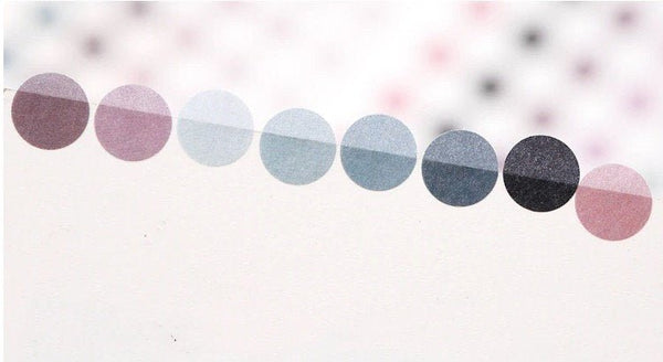 Japanese Washi Tape Dots For Scrapbooking, Collage, Mood Board - Obsession Designs Co.