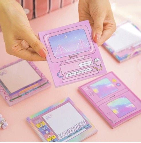 Kawaii Gamer Girl Memo Pad - Obsession Designs Co.