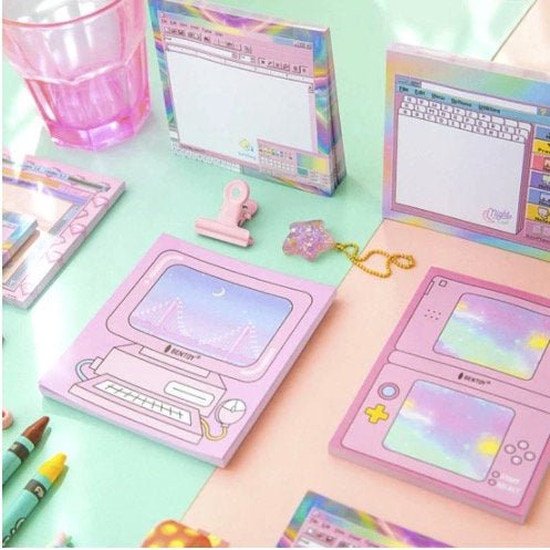 Kawaii Gamer Girl Memo Pad - Obsession Designs Co.