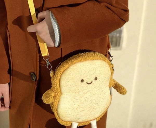 Kawaii Moody Toast Plushy Bags - Obsession Designs Co.