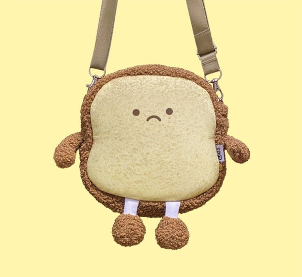 Kawaii Moody Toast Plushy Bags - Obsession Designs Co.