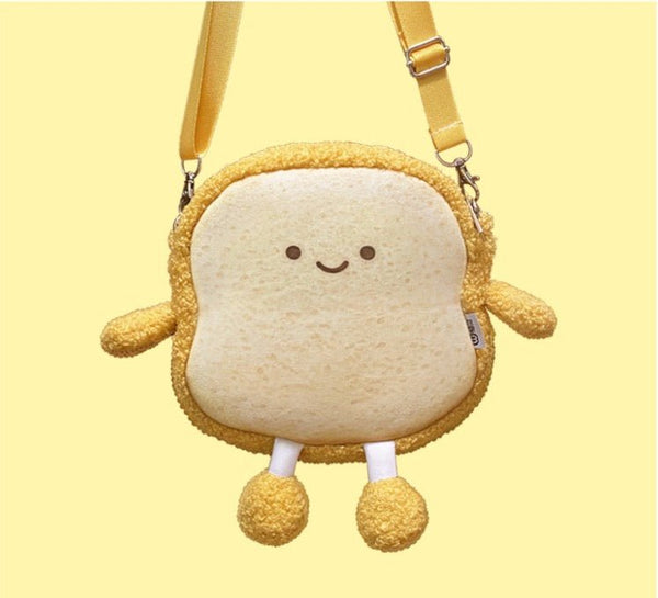 Kawaii Moody Toast Plushy Bags - Obsession Designs Co.