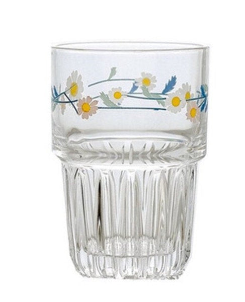 Korean Chic Aesthetic Flower Thick Glass Coffee/ Tea Cup - Obsession Designs Co.