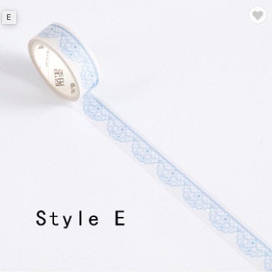 Lace Border Washi Tape - Obsession Designs Co.