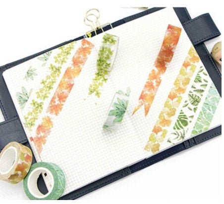 Leaf Pattern Washi Tape - Obsession Designs Co.