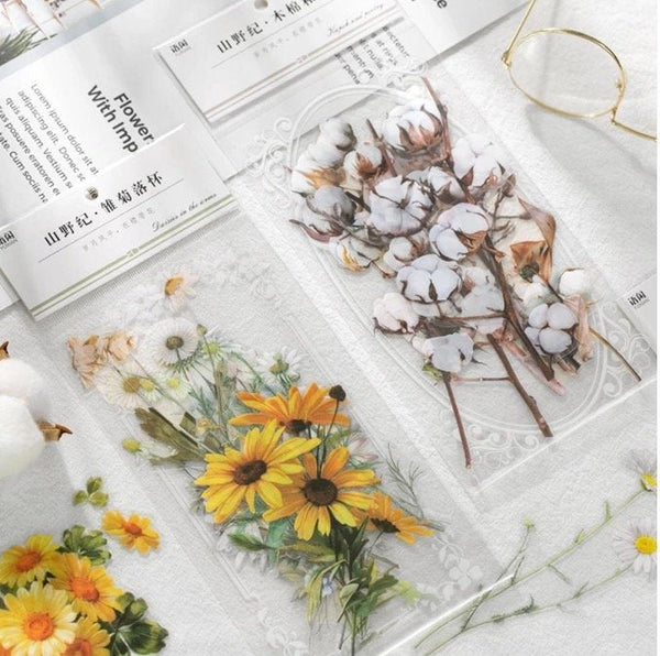 PET Flower Sticker with Frame - Obsession Designs Co.