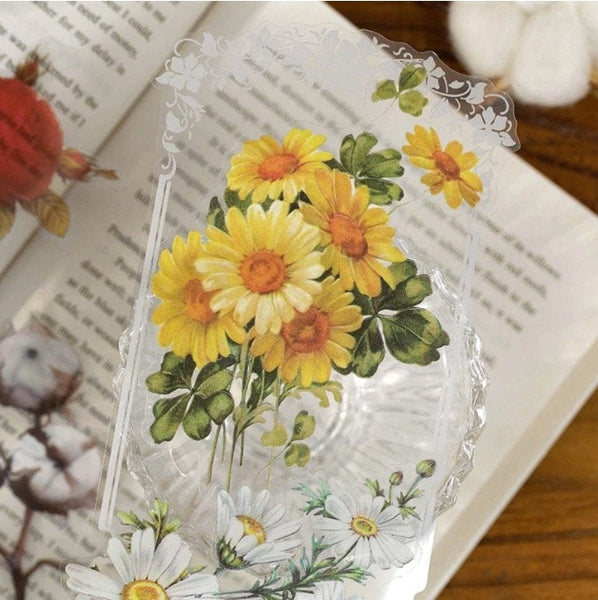 PET Flower Sticker with Frame - Obsession Designs Co.
