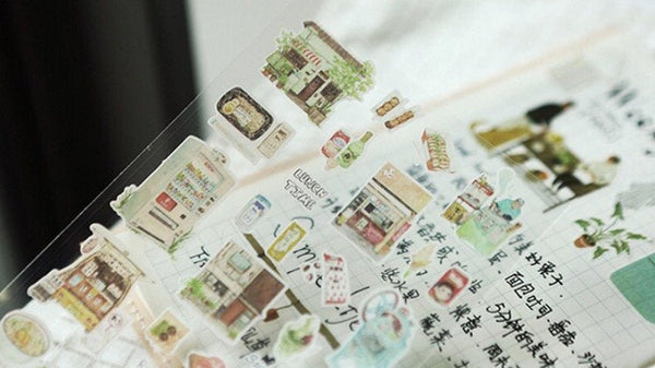 Retro Aesthetic Paper Sticker for Scrapbooking - Obsession Designs Co.