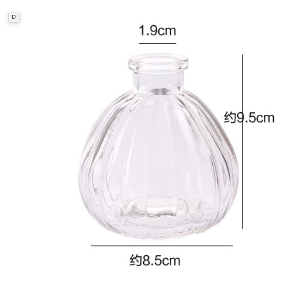 Simple Aesthetic Glass Vase/ Bottle / Home Decor - Obsession Designs Co.