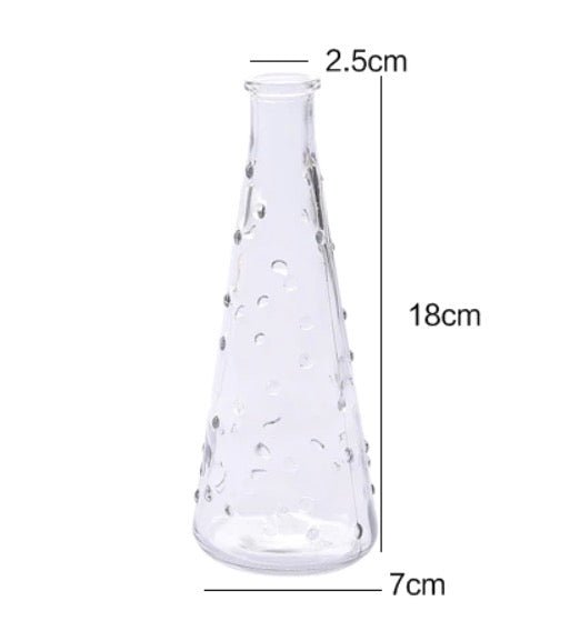 Simple Aesthetic Glass Vase/ Bottle / Home Decor - Obsession Designs Co.