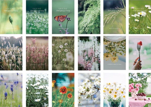 Spring Time Mood Aesthetic - Large LOMO Card for Scrapbooking - Obsession Designs Co.