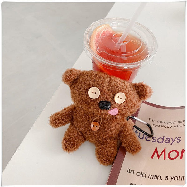 Silly  Teddy Bear Airpod Case