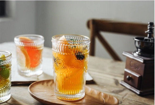Thick Sturdy Retro Aesthetic Design Coffee/ Whisky/ Tea Glass Cup - Obsession Designs Co.