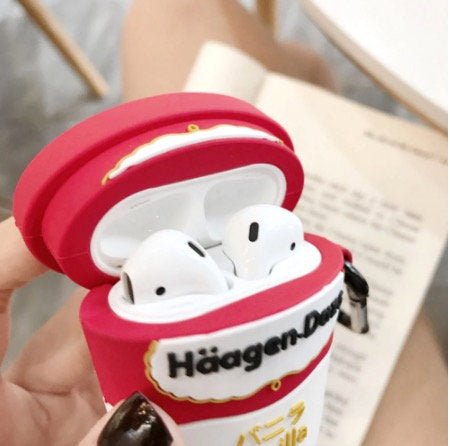 Vanilla Ice Cream Airpod Case - Obsession Designs Co.